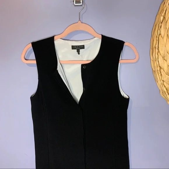 Rag & Bone Silk Sleeveless Shirt Dress 2 - Picture 2 of 10